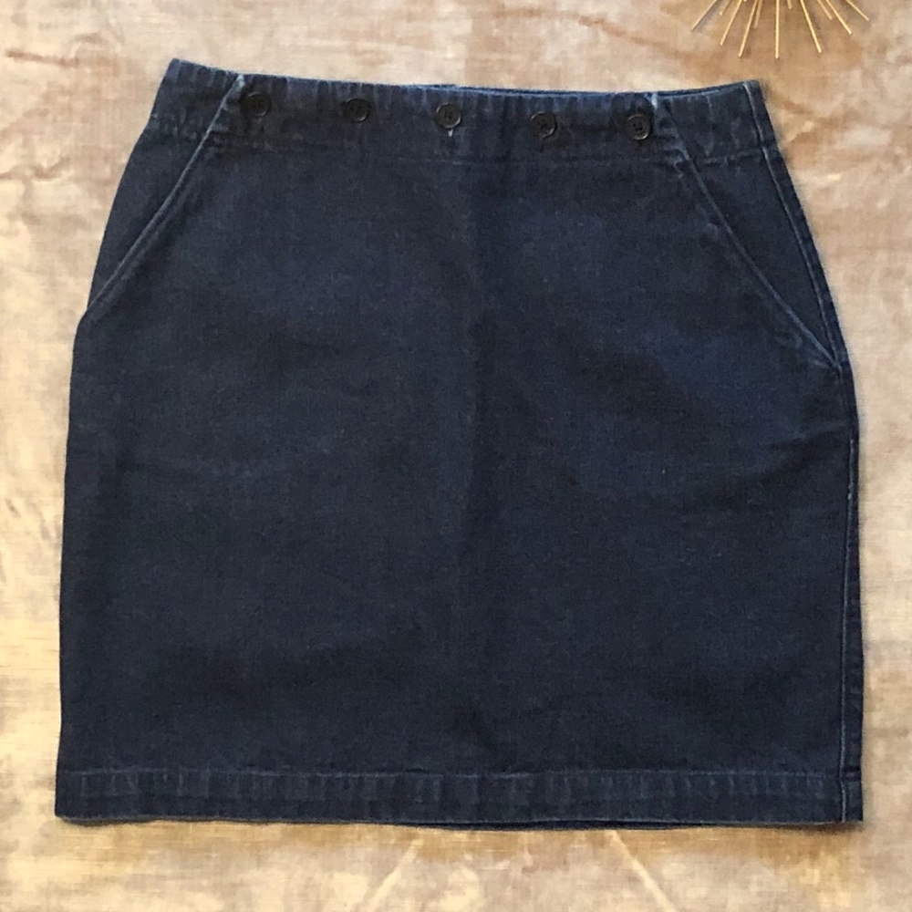Banana Republic Dark Denim Skirt